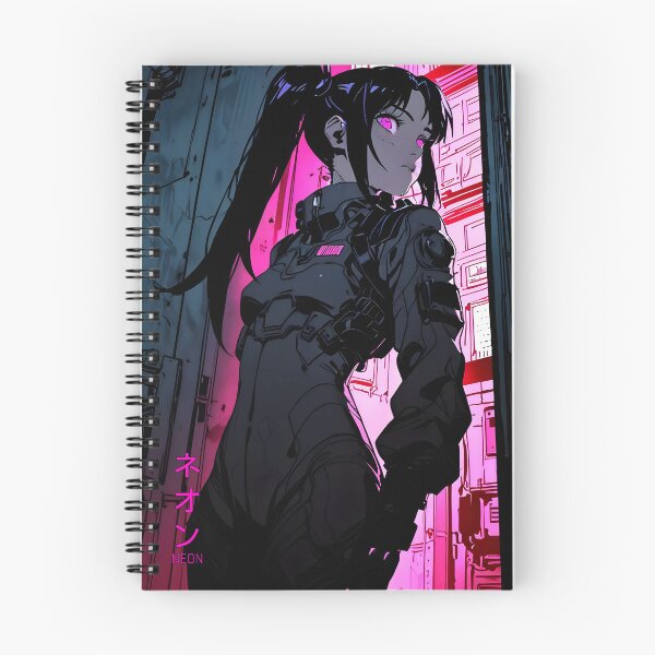 Item preview, NEON: Monochrome Tactical Bodysuit Portal | Cute Cyberpunk Anime Girl designed and sold by Sytrics.