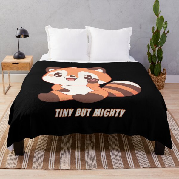Item preview, Tiny But Mighty Red Panda Kawaii Cute Strong Meme designed and sold by AnimalMemeHub.