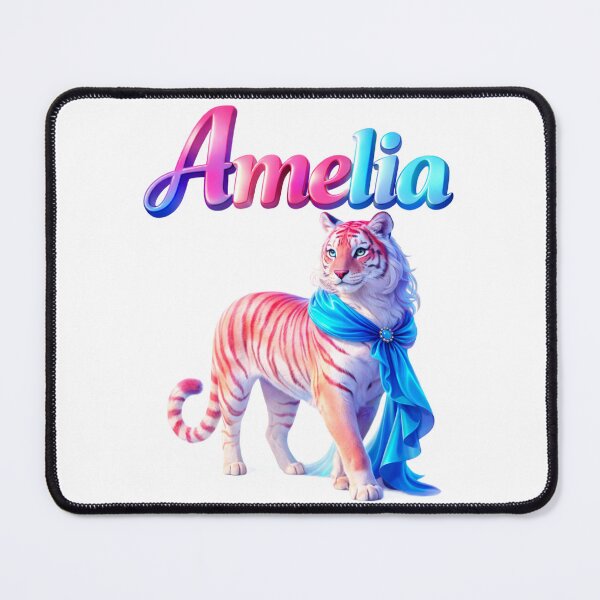 Item preview, Amelia Year of the Tiger Eastern Zodiac Strength Courage Design designed and sold by AlexLineArt.