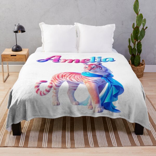 Item preview, Amelia Year of the Tiger Eastern Zodiac Strength Courage Design designed and sold by AlexLineArt.