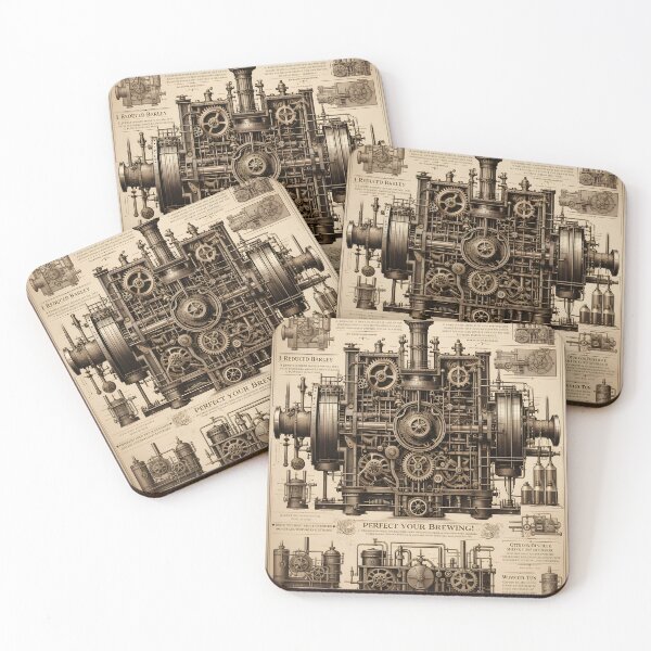 Item preview, Steampunk Brewmaster Extraordinary Machinery designed and sold by The Visual Syllabus.
