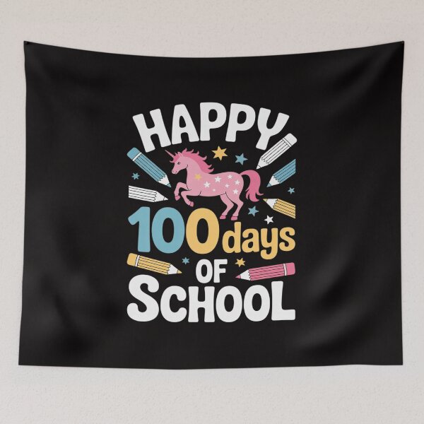 Item preview, 100 Days Of Magical Learning Girls Unicorn Kids 3 designed and sold by HesterFoley.