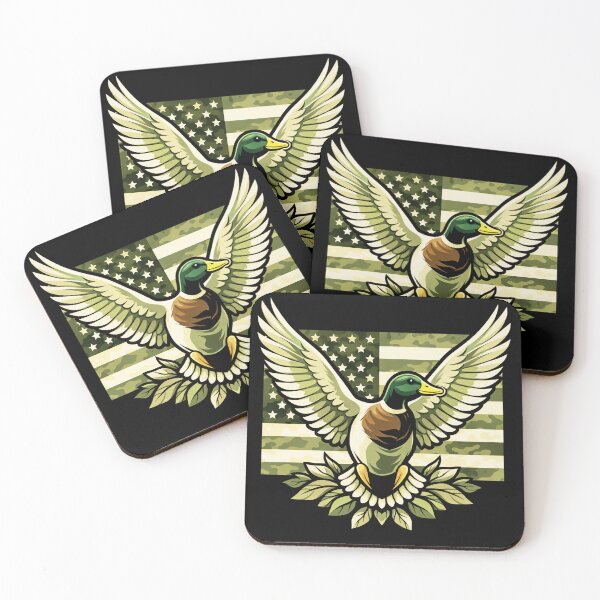 Item preview, Retro Patriotic Duck USA Wildlife Freedom Nature Design, Patriotic Duck American Flag Camo Hunting Outdoor Wildlife Art designed and sold by AsturShop.