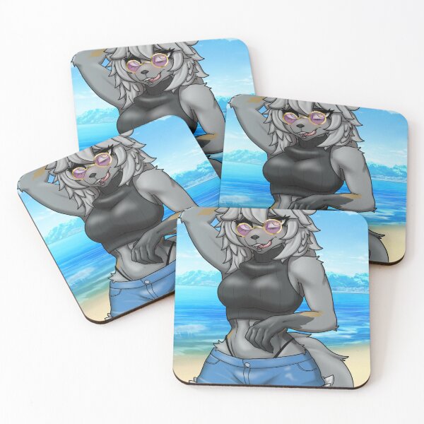 Item preview, Wolfie at the Beach designed and sold by Aislop.