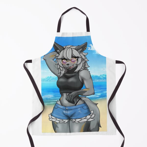 Item preview, Wolfie at the Beach designed and sold by Aislop.