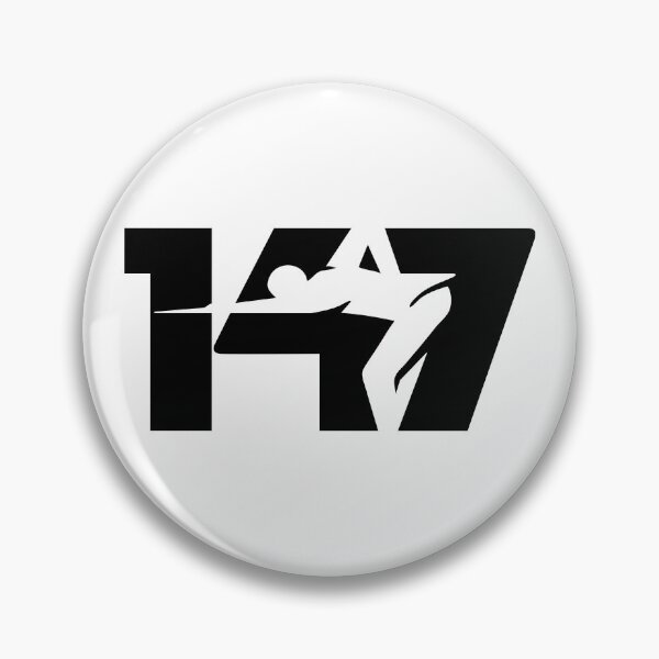 Item preview, 147 Snooker Icon (Black) designed and sold by Elaborate-Hoax.