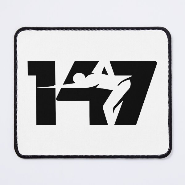 Item preview, 147 Snooker Icon (Black) designed and sold by Elaborate-Hoax.