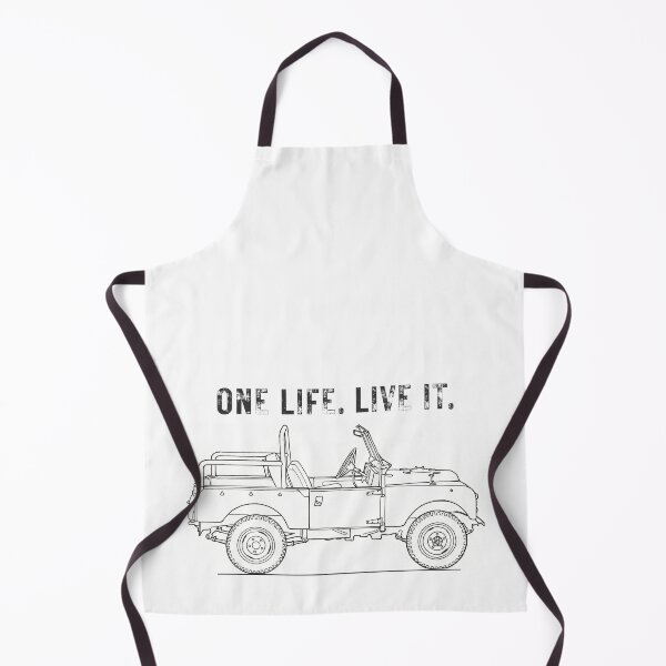Item preview, Land Rover Series 1 'ONE LIFE. LIVE IT.' Adventure Line Art designed and sold by Marlienart.