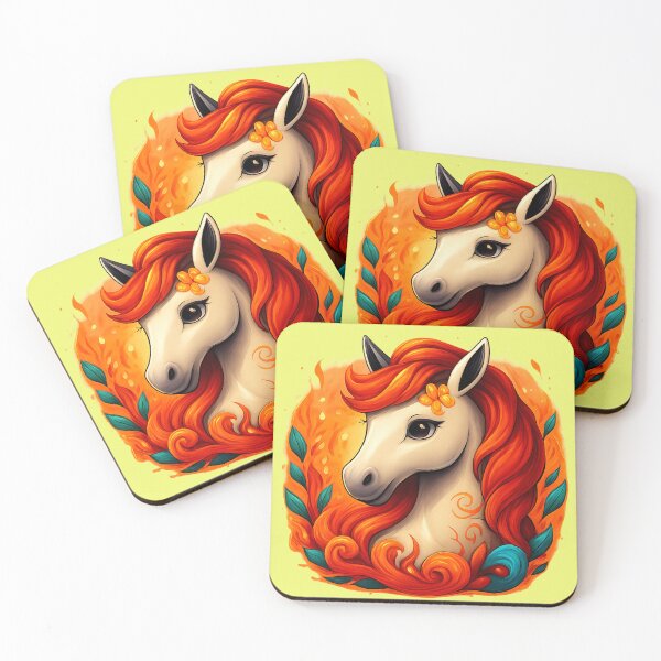 Item preview,  Chibi Fire Horse, Sparky Little Horse. designed and sold by Zofia Sosnecka.