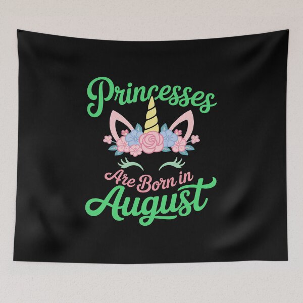 Item preview, August Birthday Unicorn B-Day Born in August for Girl designed and sold by KristieRamsey.