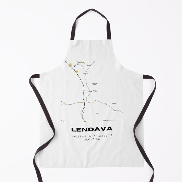 Item preview, Lendava Slovenia Map Print | Prekmurje Coordinates Minimalist Wall Art designed and sold by RM-Journey.