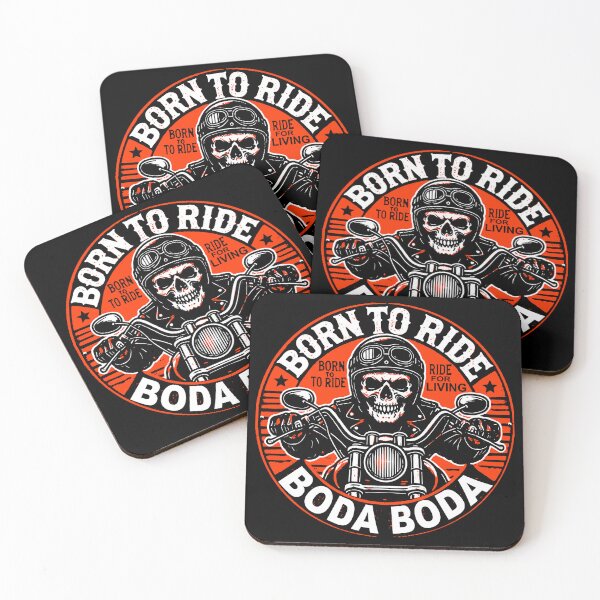 Item preview, Born to Ride Boda Boda; Motorcycle Culture; designed and sold by StickerApe.