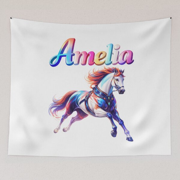 Item preview, Amelia Year of the Horse Eastern Zodiac Freedom Energy Design designed and sold by AlexLineArt.