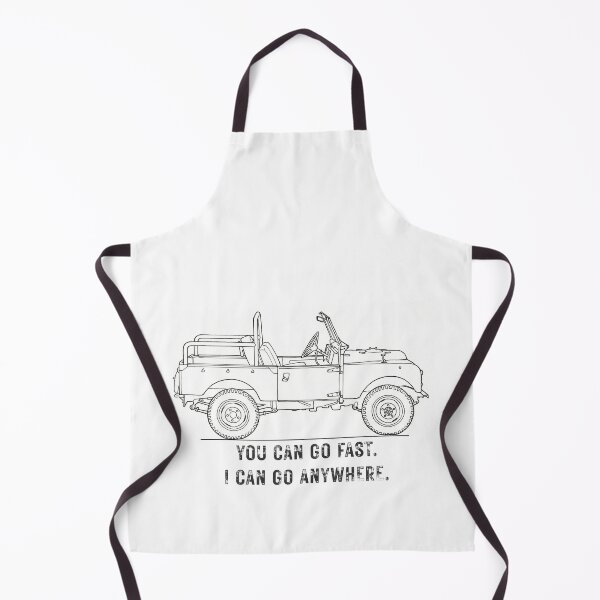 Item preview, You Can Go Fast I Can Go Anywhere - Vintage Series Landy 4x4 Line Art designed and sold by Marlienart.