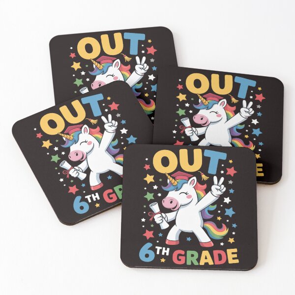 Item preview, Peace Hand Out 6th Grade Graduation Unicorn Class Of 2026 designed and sold by lavethediso.