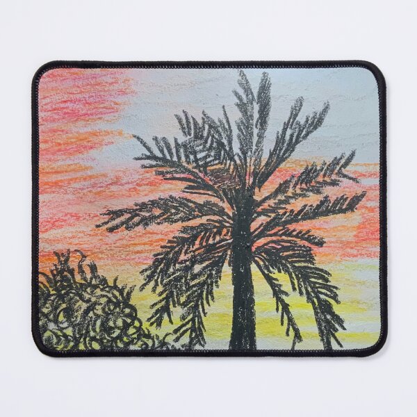 Item preview, Palm Tree At Sunrise designed and sold by pinkyjainpan.
