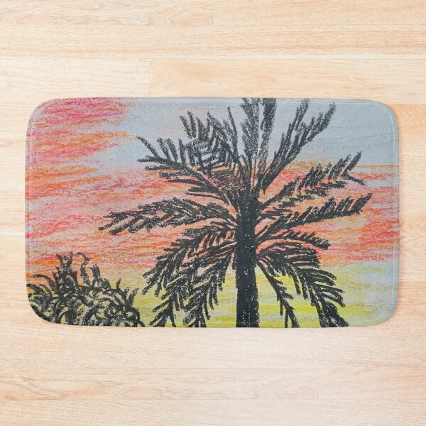 Item preview, Palm Tree At Sunrise designed and sold by pinkyjainpan.