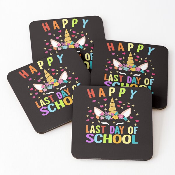 Item preview, Last Day of School Cute Unicorn Colorful Girls Kindergarten designed and sold by lavethediso.