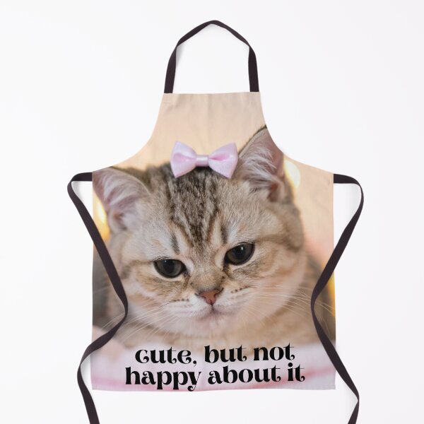Item preview, Pretty Cat - Cute But Not Happy About It designed and sold by LCMerchEmporium.