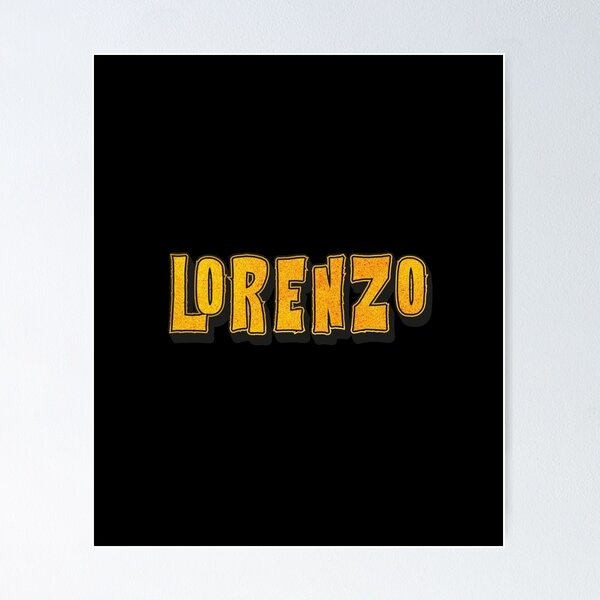 Item preview, Lorenzo Personalized Cool Custom Name Design for Men, Teens, and Boys designed and sold by Watsonarts.
