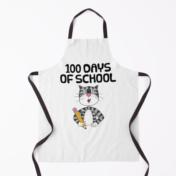 Item preview, 100 Days Of School Cat Kindergarten Teacher designed and sold by doodlerob.
