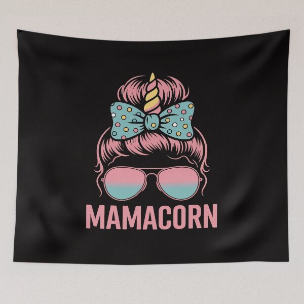 Item preview, Funny Mamacorn messy bun Mothers Day Unicorn Women Mother designed and sold by czechascheledu.