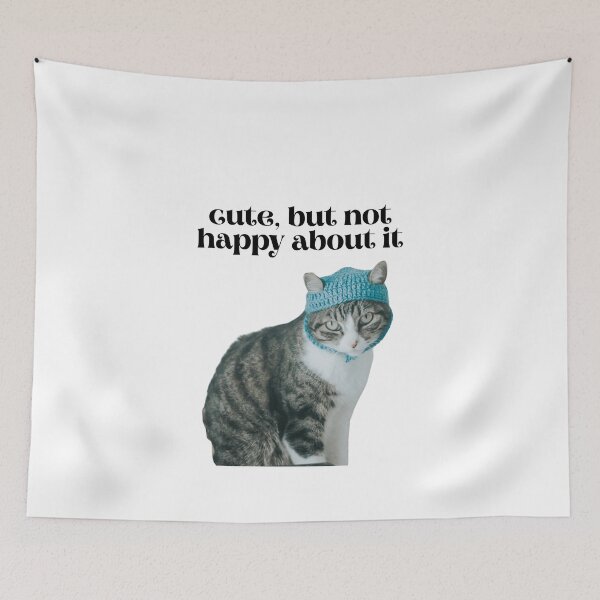 Item preview, Cute Cat - Cute, But Not Happy About It designed and sold by LCMerchEmporium.