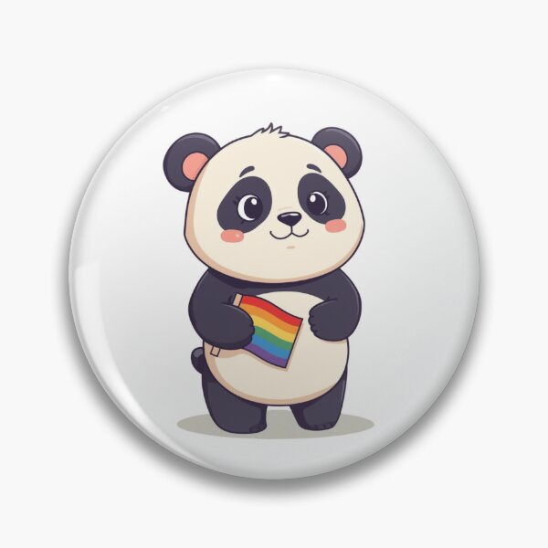Item preview, Cute Panda Pride | Rainbow Panda LGBTQ+ Pride Art designed and sold by SimplyJasper.