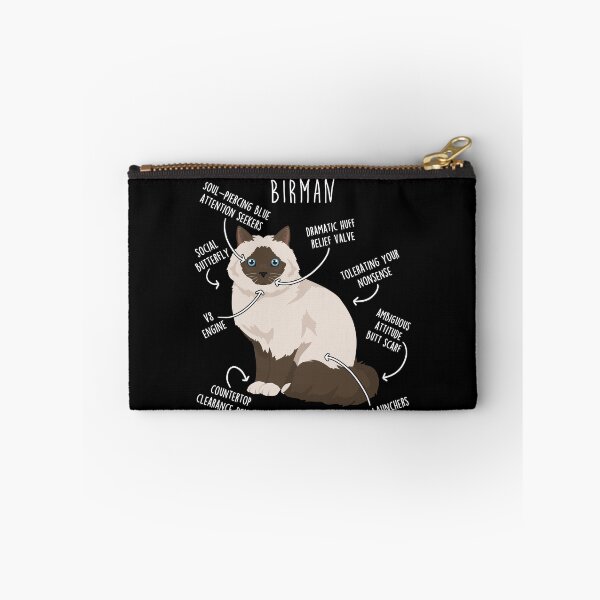 Item preview, Chocolate Point Birman Cat Anatomy designed and sold by Clara Hollins.