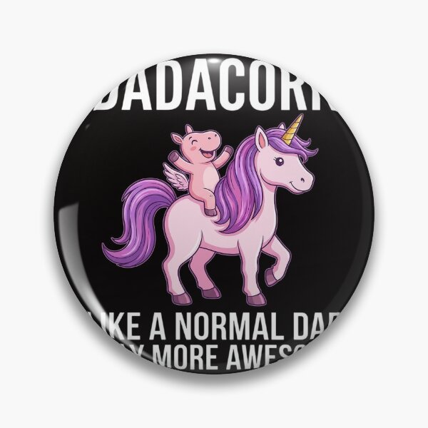 Item preview, Mens Dadacorn Like a Normal Dad Only More Awesome Fathers Day 4 designed and sold by czechascheledu.