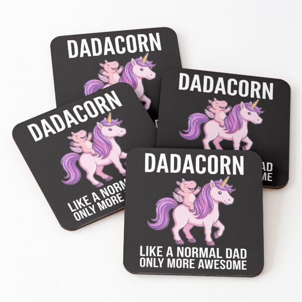 Item preview, Mens Dadacorn Like a Normal Dad Only More Awesome Fathers Day 4 designed and sold by czechascheledu.