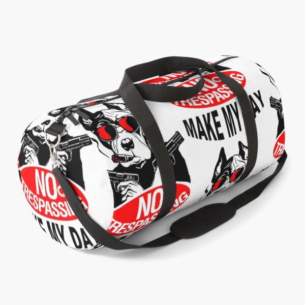 Item preview, No Trespassing; Make my Day; designed and sold by StickerApe.