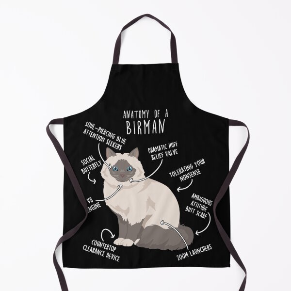 Item preview, Lilac Point Birman Cat Anatomy designed and sold by Clara Hollins.