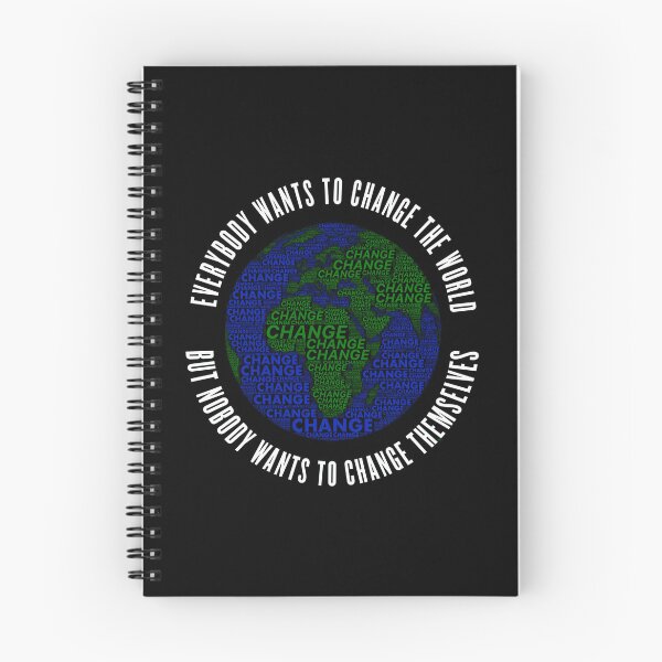 Item preview, Change The World | Motivational Activism Quote designed and sold by WAMTEES.