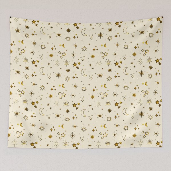 Artikelvorschau, Himmelssterne in Gold und Creme entworfen und verkauft von Sevastra33.