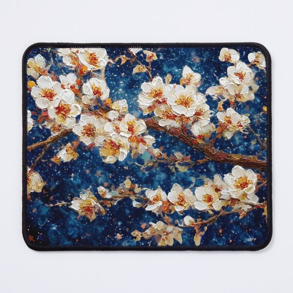 Item preview, Cherry Blossoms Under a Starry Night designed and sold by daila70.