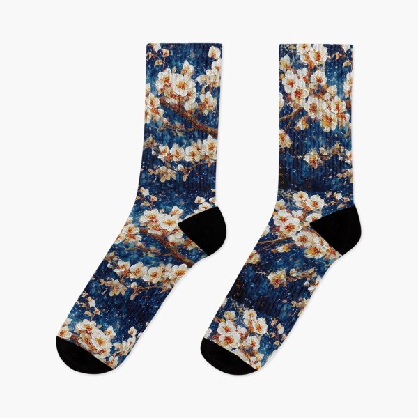 Item preview, Cherry Blossoms Under a Starry Night designed and sold by daila70.