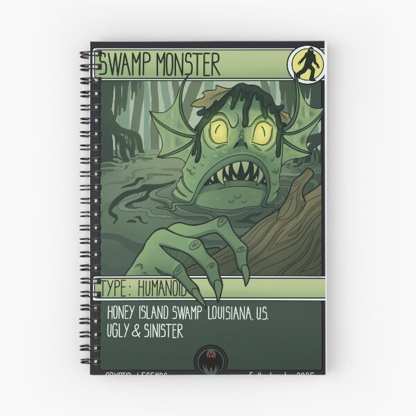 Item preview, CRYPTID LEGENDS: Swamp Monster Trading Card designed and sold by max_featherheart.