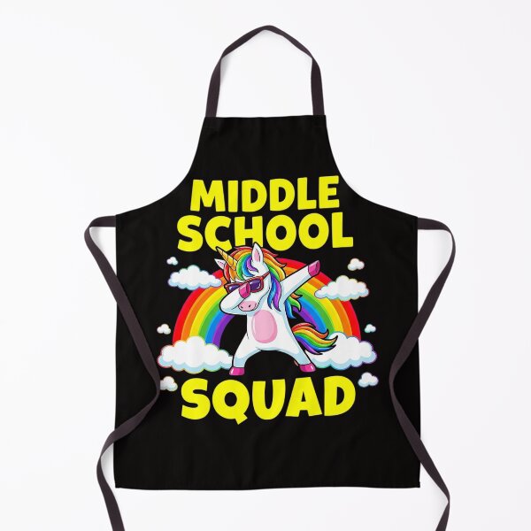 Item preview, Middle School Squad Dabbing Unicorn 1st First Day of School designed and sold by czechascheledu.