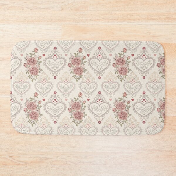 Item preview, Lace & Bloom – Hearts, Roses & Vintage Grace designed and sold by PatternFlux.