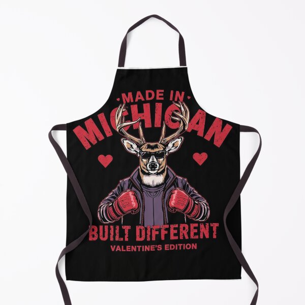 Item preview, Made in Michigan – Built Different | Bold Power Valentine’s Edition State Pride Design designed and sold by Built Different Designs.