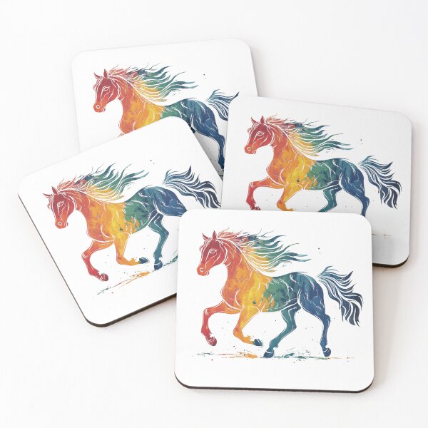 Item preview, Colorful horse designed and sold by MendaciousMina.