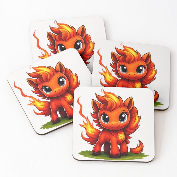 Item preview,  Chibi Fire Horse, Sparky Little Horse. designed and sold by Zofia Sosnecka.