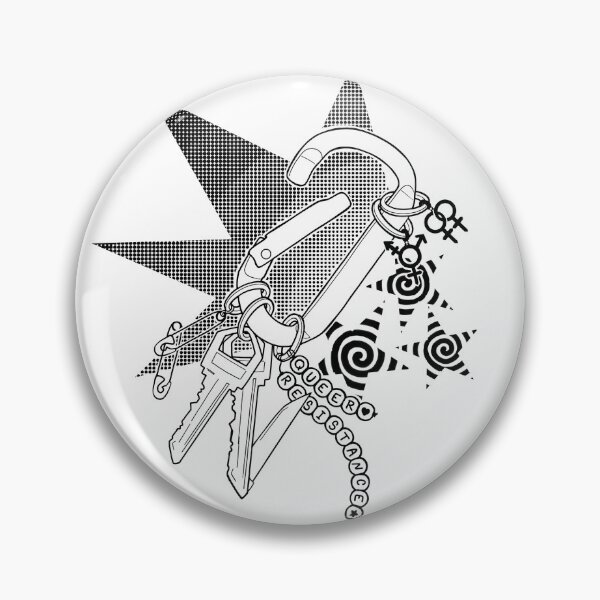 Item preview, QUEER RESISTANCE: Carabiner designed and sold by max_featherheart.