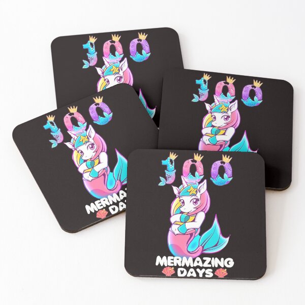 Item preview, 100 Mermazing Days Unicorn Mermaid 100th Day of School Girls designed and sold by lavethediso.