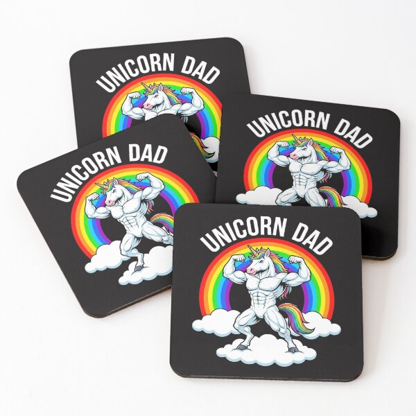 Item preview, Unicorn Dad Rainbow Awesome Strong Father's Day designed and sold by czechascheledu.