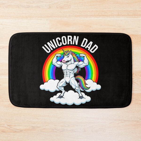 Item preview, Unicorn Dad Rainbow Awesome Strong Father's Day designed and sold by czechascheledu.