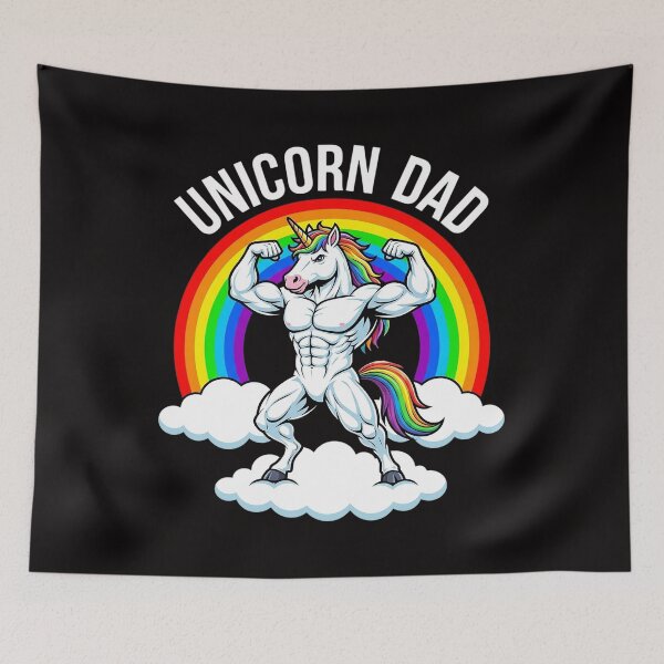 Item preview, Unicorn Dad Rainbow Awesome Strong Father's Day designed and sold by czechascheledu.