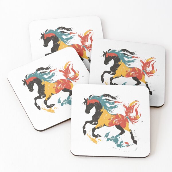 Item preview, Colorful horse designed and sold by MendaciousMina.