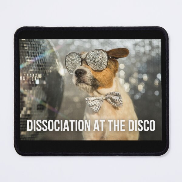 Item preview, Disco Dog - Dissociation at the Disco designed and sold by LCMerchEmporium.